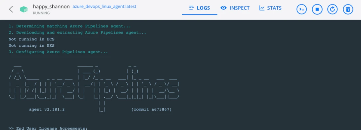 Self-hosted Azure DevOps agents in docker