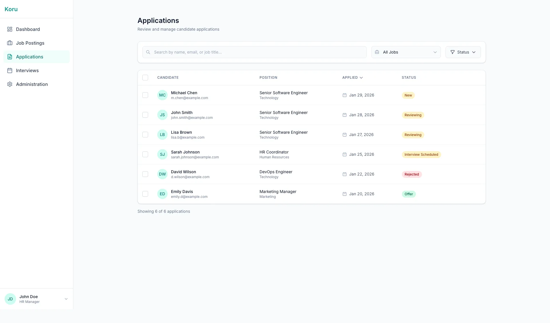 Tailwind Applications
